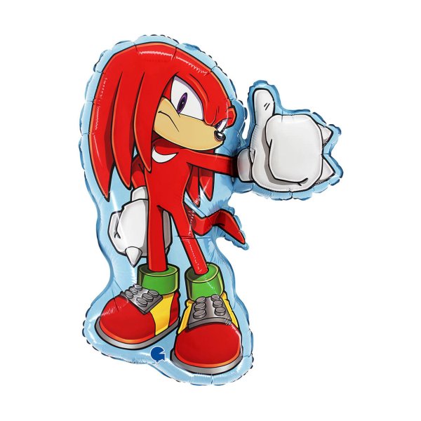 Folieballong - Sonic - Knuckles - Shape - 66 cm Folieballong - Sonic - Knuckles - Shape - 66 cm
