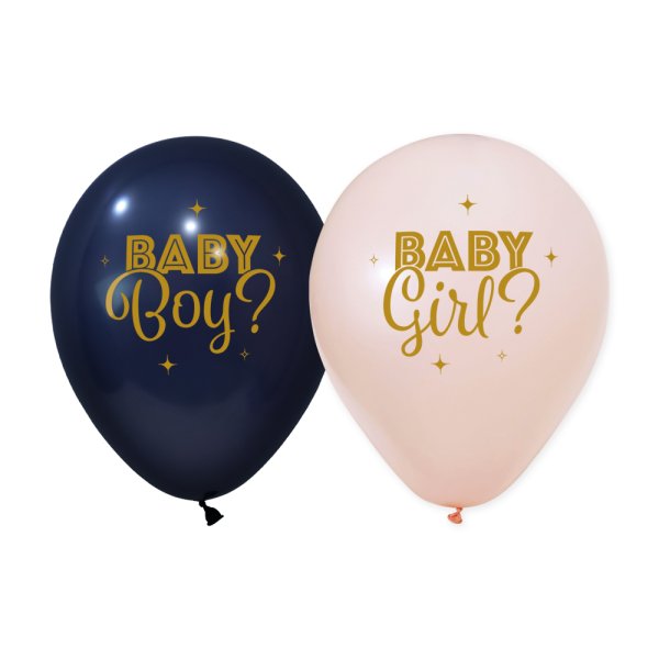 Ballonger - Gender Reveal - 30 cm - 8-pack Ballonger - Gender Reveal - 30 cm - 8-pack