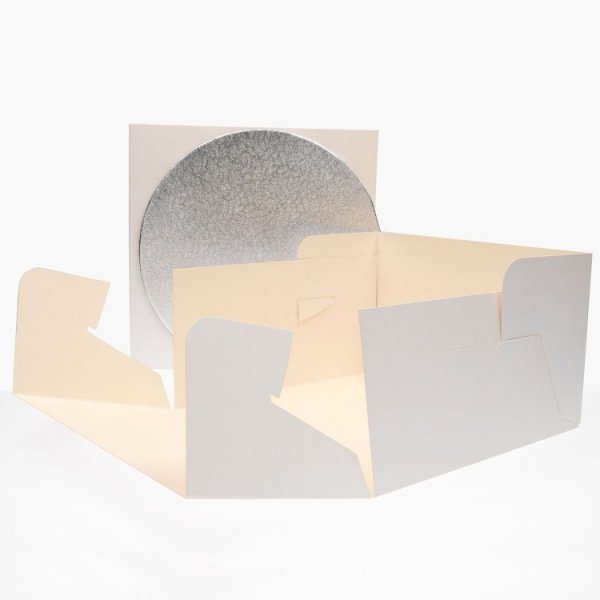 T�rtbox med T�rtbricka Stor