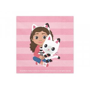 Servetter - Gabby's Dollhouse - 20-pack - 33 x 33 cm Servetter - Gabby's Dollhouse - 20-pack - 33 x 33 cm