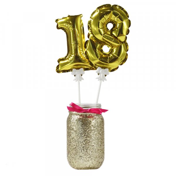 Ballongsiffror - Mini - 10-pack