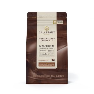 Callebaut Choklad Mjölkchoklad utan tillsatt socker 1 kg Callebaut Choklad Mjölkchoklad utan tillsatt socker 1 kg