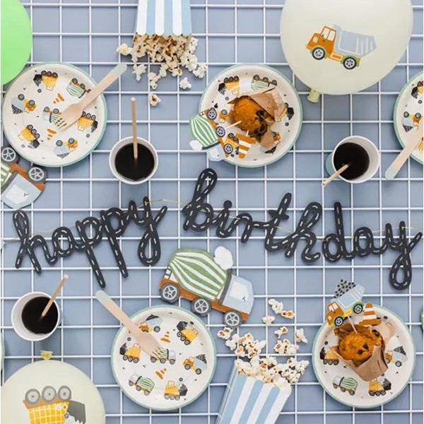 Desserttallrikar - Truck Party - 6-pack