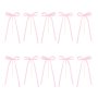 Cake Picks/Cake topper - Rosetter - Rosa - 10-pack