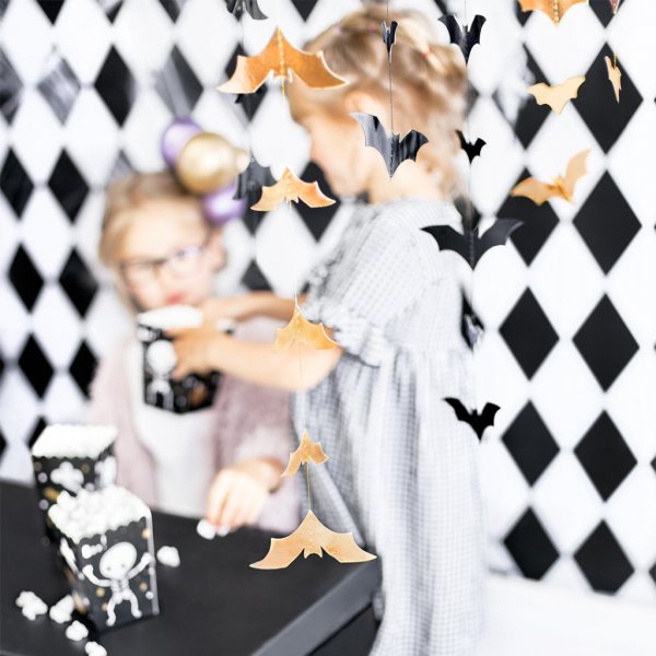 Girlang - Fladdermss - Guldmetallic