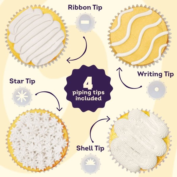Wilton glasyr - Vit - 212g