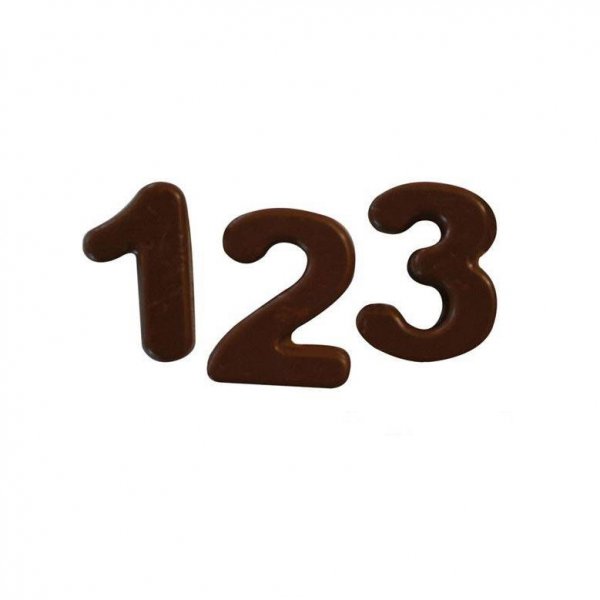 Silikonform - Silikomart - Choco 123 Silikonform - Silikomart - Choco 123