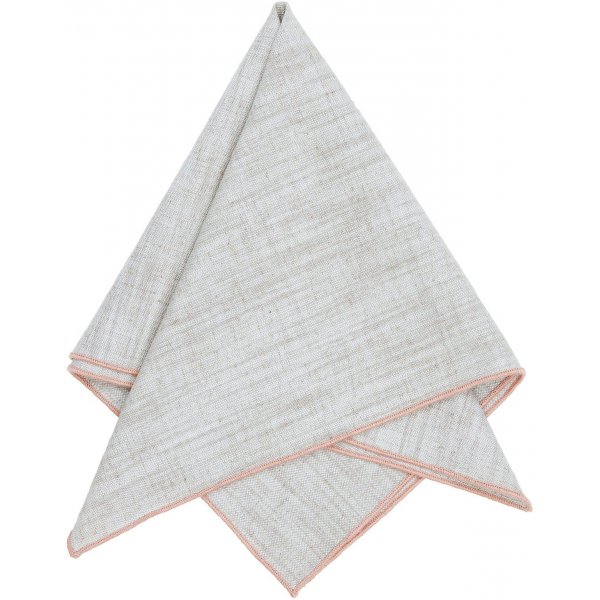 Sabina servett 45 x 45 cm - Korall