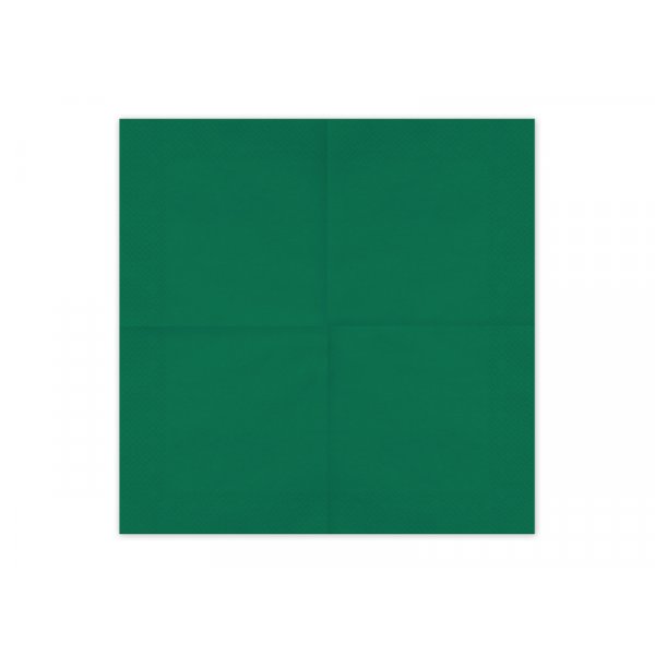 Pappersservetter - M�rkgr�n