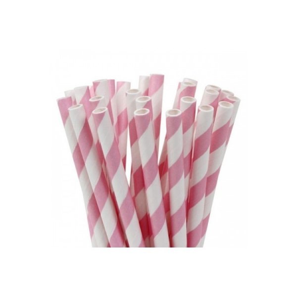 Papperssugr�r Randiga Rosa