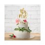 T�rtdekoration MR & MRS Guld