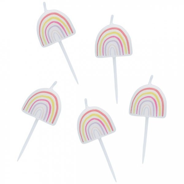 T�rtljus - 5-pack - Regnb�ge