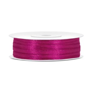 Satinband - Fuchsia - 25 meter Satinband - Fuchsia - 25 meter
