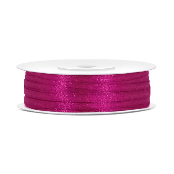 Satinband - Fuchsia - 25 meter Satinband - Fuchsia - 25 meter