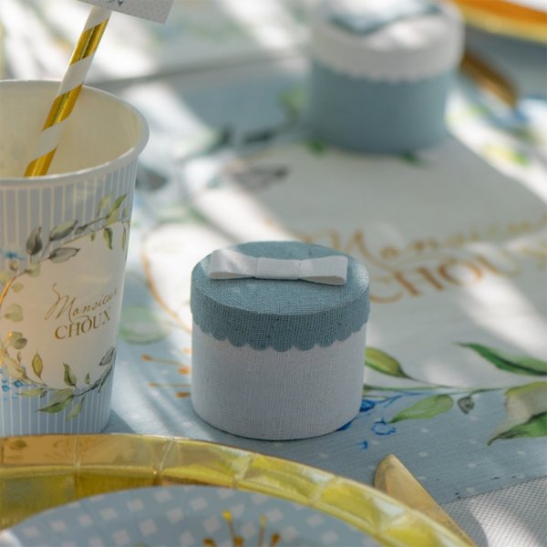 Runda askar - 4-pack - Blå Runda askar - 4-pack - Blå