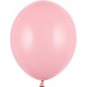 Enfärgade ballonger - Premium 27 cm - Babyrosa - 50-pack
