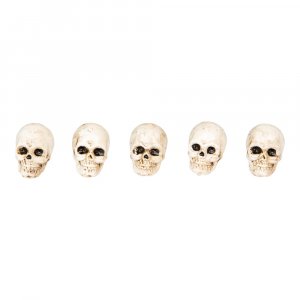 Dekorationskallar - Halloween - 5 st