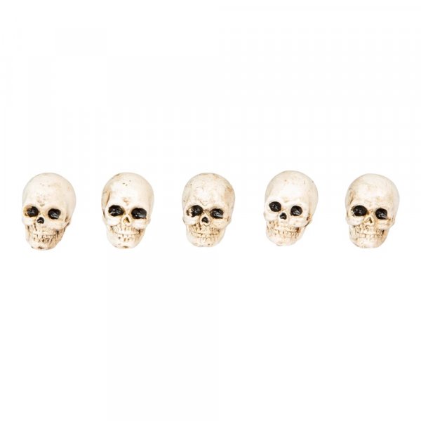 Dekorationskallar - Halloween - 5 st