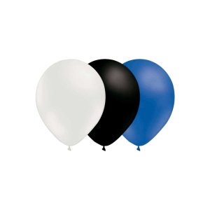 Ballonger - Mix - Vit/Svart/Blå - 15-pack Ballonger - Mix - Vit/Svart/Blå - 15-pack