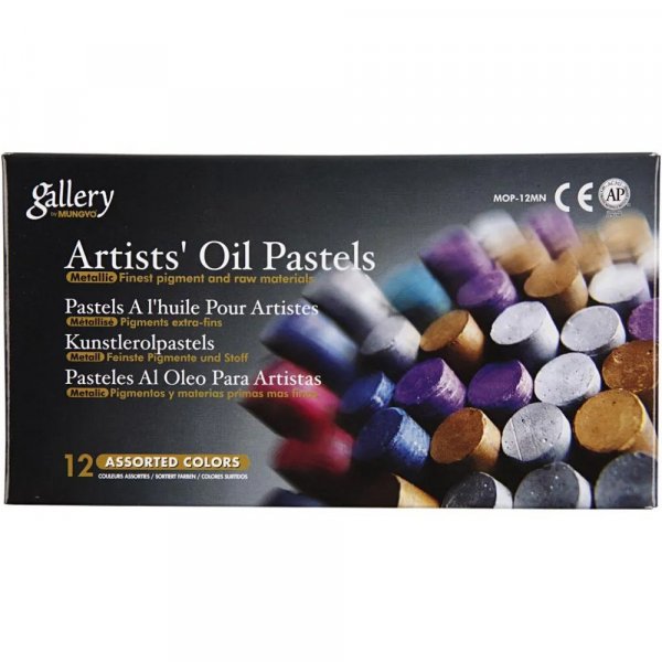 Kritor - Oljepastell - Metallic - 12-pack Kritor - Oljepastell - Metallic - 12-pack