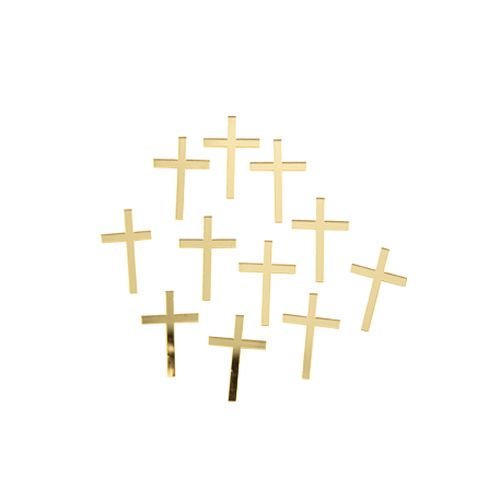 Kors Dekoration - Guld - 10-pack Kors Dekoration - Guld - 10-pack