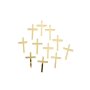 Kors Dekoration - Guld - 10-pack Kors Dekoration - Guld - 10-pack