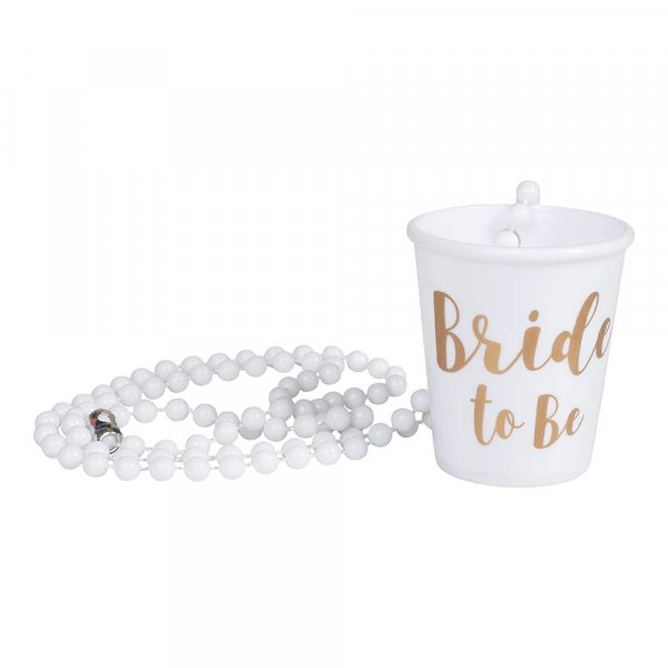 Halsband med Shotglas - Bride to Be