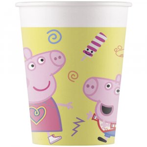 Pappmuggar Peppa Pig Messy Play 200ml - 8-pack