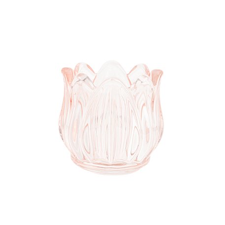 Ljuslykta - Rosa - �7 x 6,7 cm