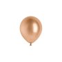 Ballong - Glossy - Ros�guld - 12 cm - 50-pack