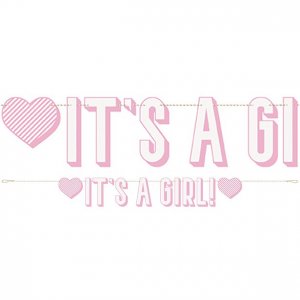 Girlang - It's a girl - Rosa