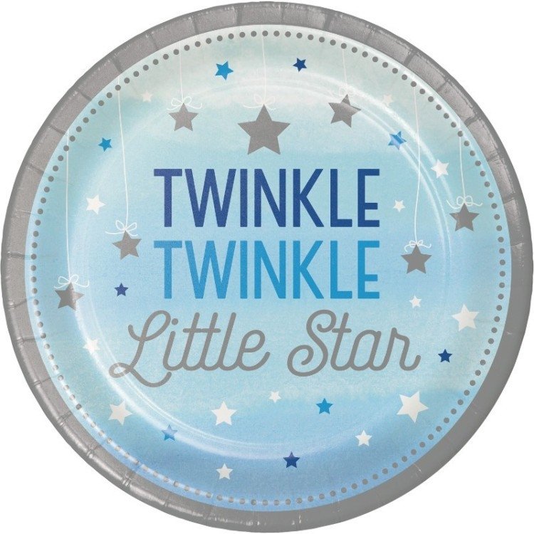 Little Blue Star Papperstallrikar – Fyndhörnan