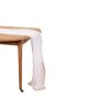 Bordsl�pare i tyg - Vit - 1,60 x 4 m