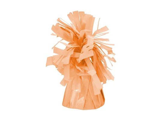 Ballongvikt - Folie - Ljusorange - 1 st