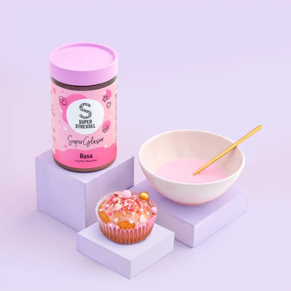 SuperGlasyr - Superstreusel - Rosa - 100 g SuperGlasyr - Superstreusel - Rosa - 100 g