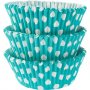 Muffinsformar - Prickig Turkos - 75 stycken
