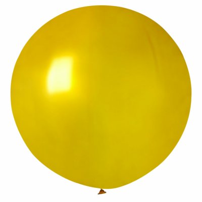 Jtteballong - 80 cm - Guld