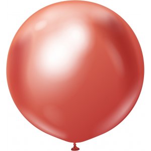 Ballonger enfrgade - Premium 60 cm - Red Chrome
