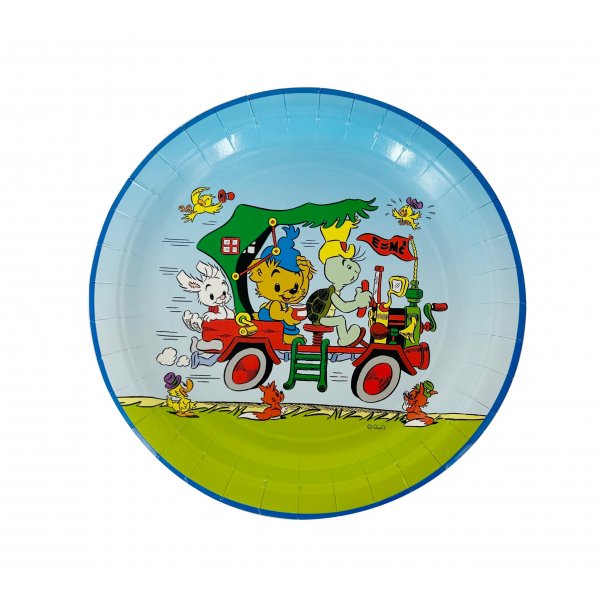 Tallrikar 23cm - 8st 2 sorter - Bamse Natur Tallrikar 23cm - 8st 2 sorter - Bamse Natur