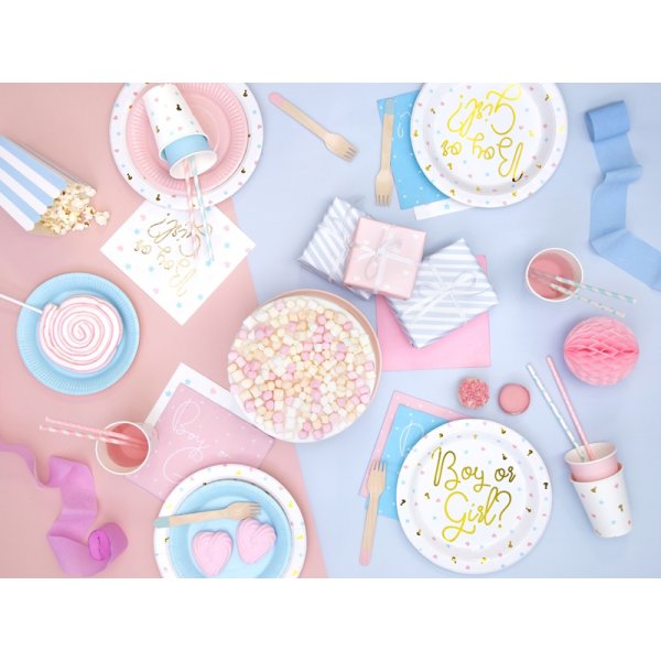 Servetter - Boy or girl - Stjärna/Hjärta - 20-pack Servetter - Boy or girl - Stjärna/Hjärta - 20-pack