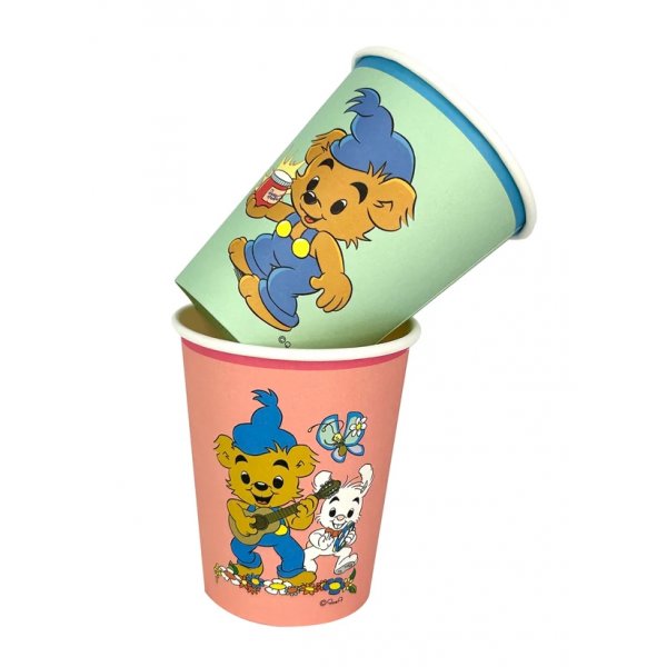 Pappmugg 8st, Bamse Kalas