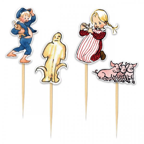 Cake Picks - Emil i Lnneberga - 8-pack