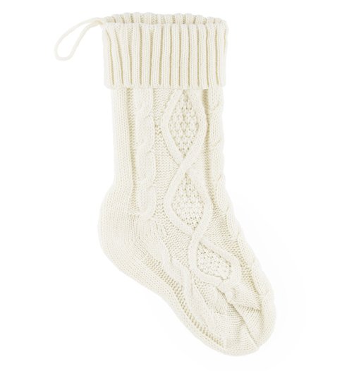 Julstrumpa - 34 cm - Vit Julstrumpa - 34 cm - Vit