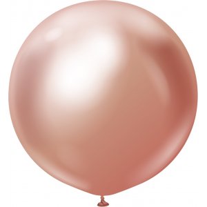 Ballonger enfrgade - Premium 90 cm - Rose Gold Chrome - 2-pack