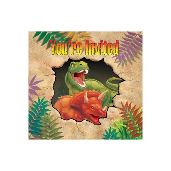 Dino Blast Inbjudan