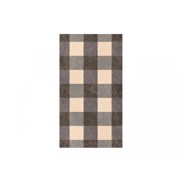 Servetter - Svartrutiga - 33x40 cm - 20-pack