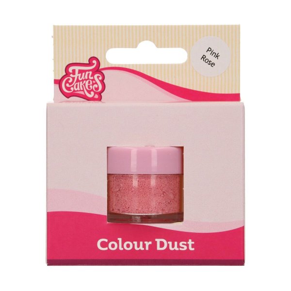 Colour Dust - Pink Rose - Funcakes - 2,5 g Colour Dust - Pink Rose - Funcakes - 2,5 g