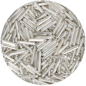 Str�sselstavar XL Metallic Silver 70 g - FunCakes