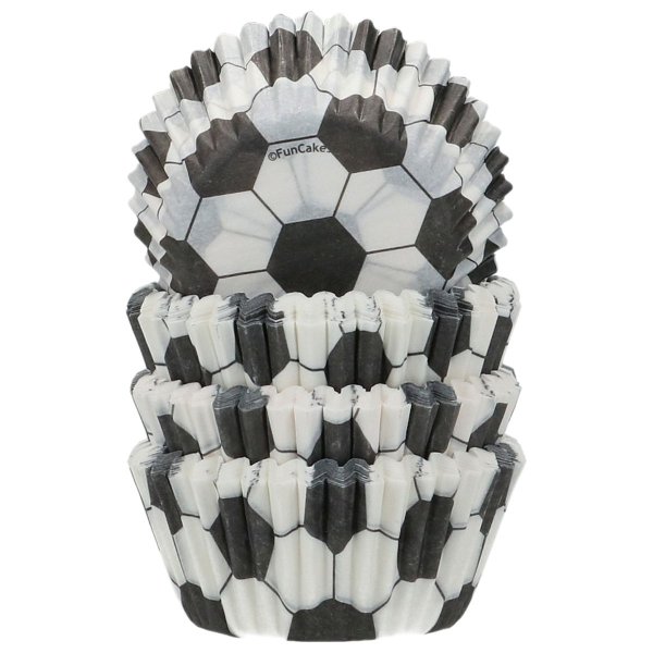 Minimuffinsformar - Fotboll - FunCakes - 100-pack Minimuffinsformar - Fotboll - FunCakes - 100-pack
