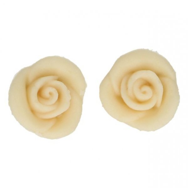 FunCakes Rosor Vita T�rtdekoration 6 st